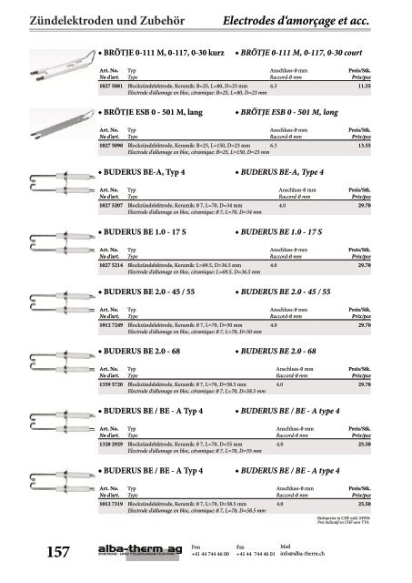 Inhalt Aperçu - alba-therm ag