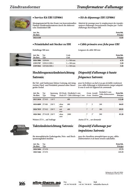 Inhalt Aperçu - alba-therm ag