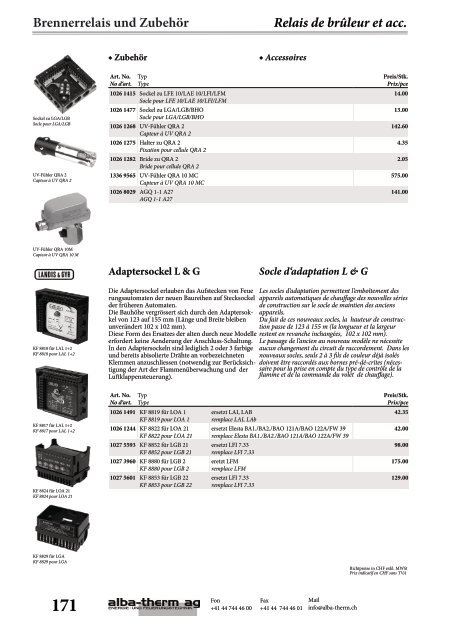 Inhalt Aperçu - alba-therm ag