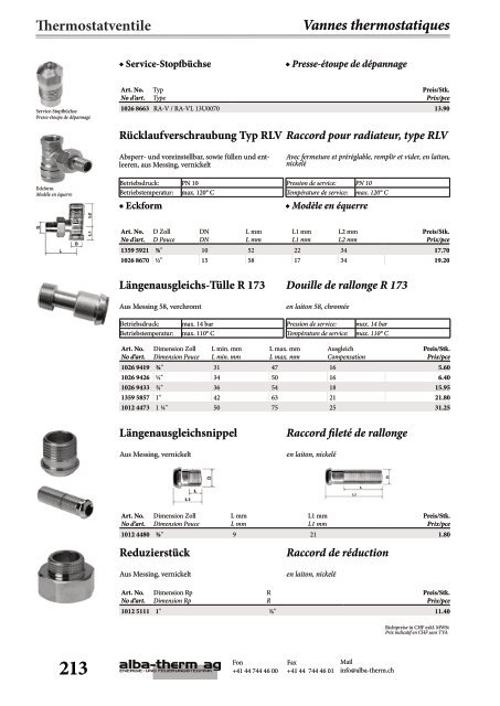 Inhalt Aperçu - alba-therm ag