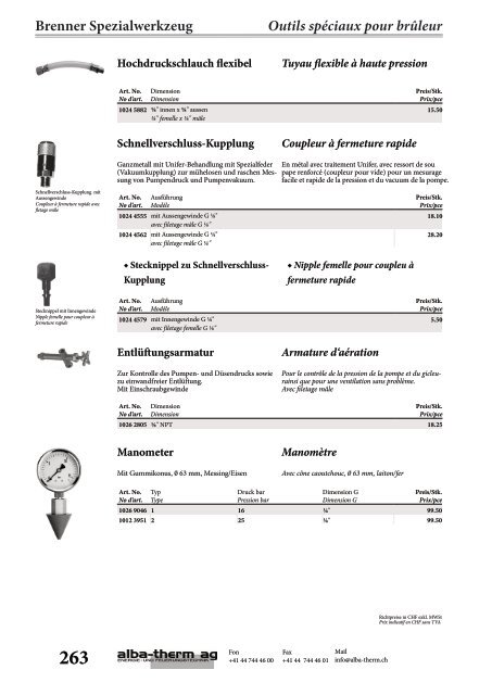 Inhalt Aperçu - alba-therm ag