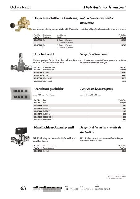 Inhalt Aperçu - alba-therm ag