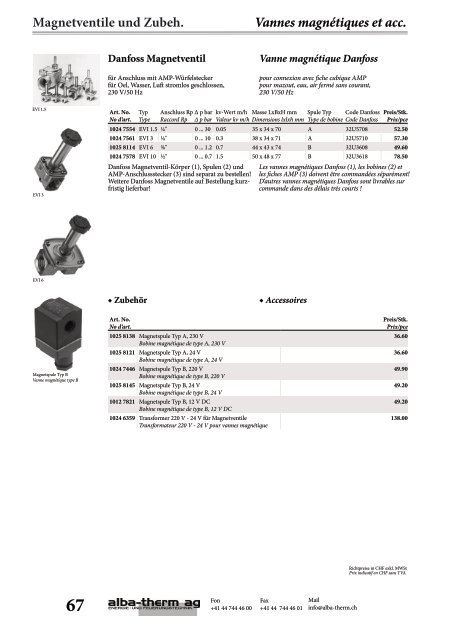 Inhalt Aperçu - alba-therm ag