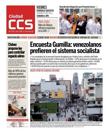 Encuesta Gumilla: venezolanos prefieren el sistema ... - Ciudad CCS