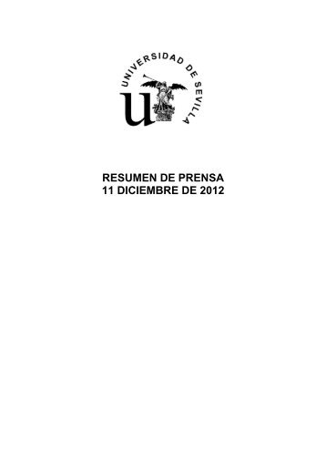 Resumen de prensa 11-diciembre - grupo.us.es - Universidad de ...