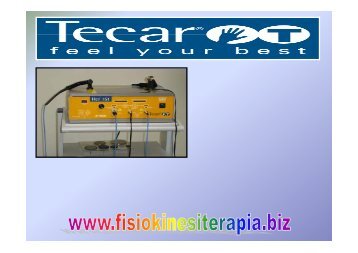 TECAR Trasferimento Energetico CApacitivo e Resistivo