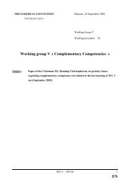 EN Working group V « Complementary Competencies »