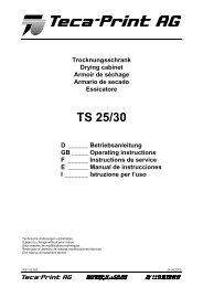 Manual de instrucciones I - Teca-Print
