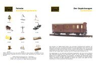 Der Gepäckwagen Zurüstteile - Ferro Train