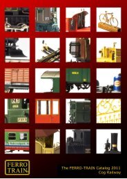 The FERRO-TRAIN Catalog - Cog Railway