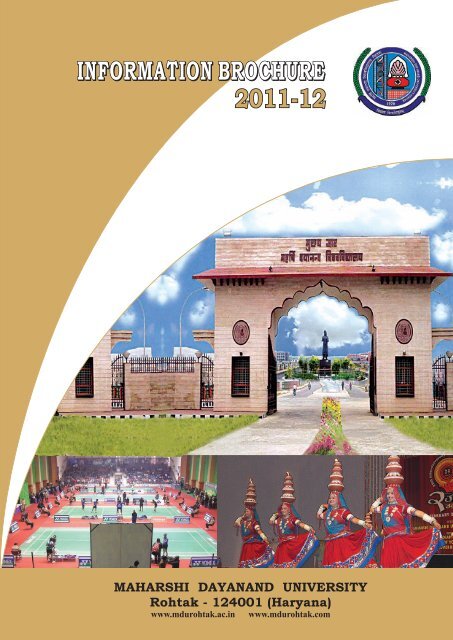 Information brochure - MDU, Rohtak