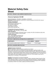 Material Safety Data Sheet