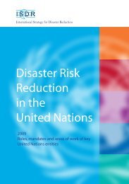 Disaster Risk Reduction in the United Nations - unisdr