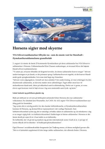 Horsens sigter mod skyerne - Vitus Bering Danmark