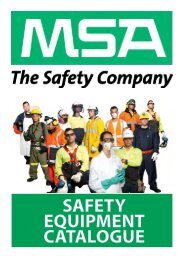 SAFETY EQUIPMENT CATALOGUE - Mine Safety Appliances