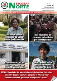 Agosto 2012 – N° 16 - Escobar Norte