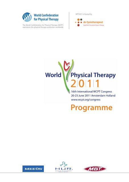 Tuesday 21 June 2011 - World Confederation for Physical Therapy