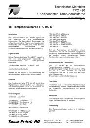 Merkblatt TPC 490 - Teca-Print AG