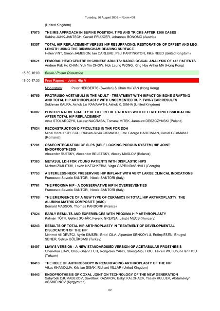 Final Scientific Programme _revised - sicot