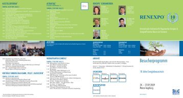 Besucherprogramm - im Wirtschaftsraum Augsburg.