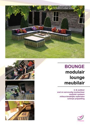 BOUNGE modulair lounge meubilair - Festarent