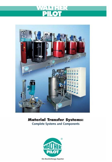 Brochure Material Transfer Systems - Walther Pilot