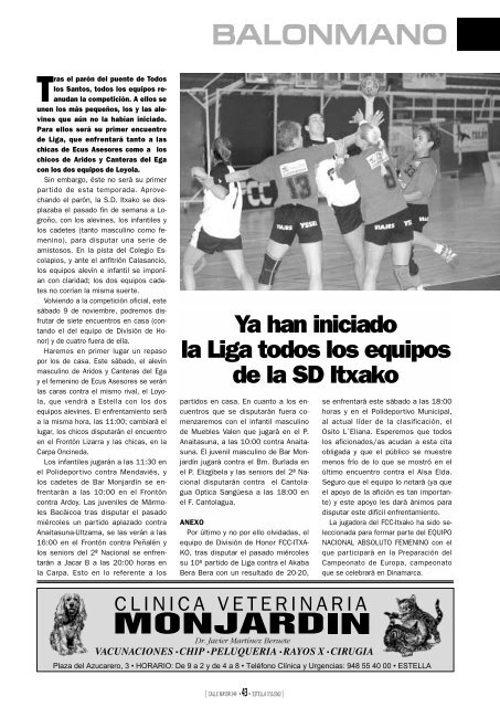 Publicación quincenal de información general 2002 ... - Calle Mayor