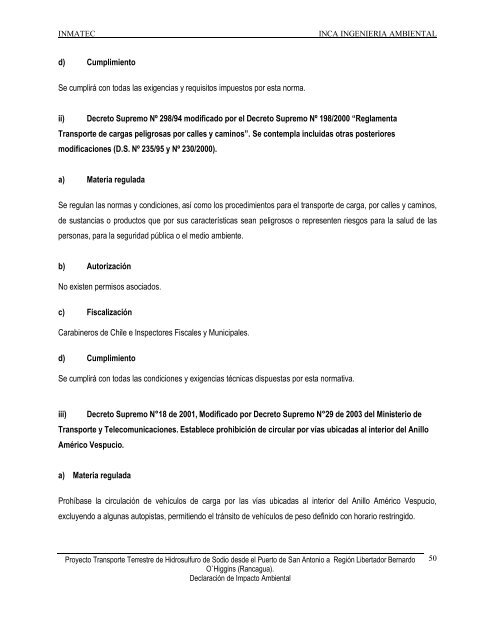 Transporte Terrestre de Hidrosulfuro de Sodio desde el