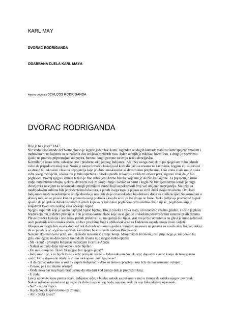 DVORAC RODRIGANDA