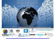 Information Excellence Summit Data Dynamics - ISiM