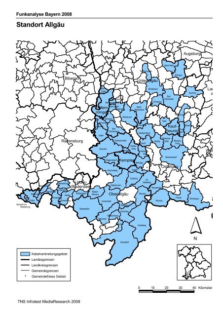 Standort Allgäu - Funkanalyse Bayern 2010 - TNS Infratest