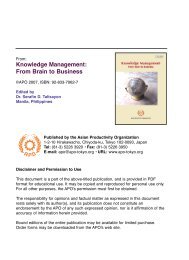 Knowledge Management: From Brain to Business (PDF 5.5 - Asian ...