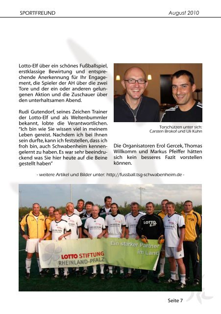 SPORTFREUND - TSG Schwabenheim