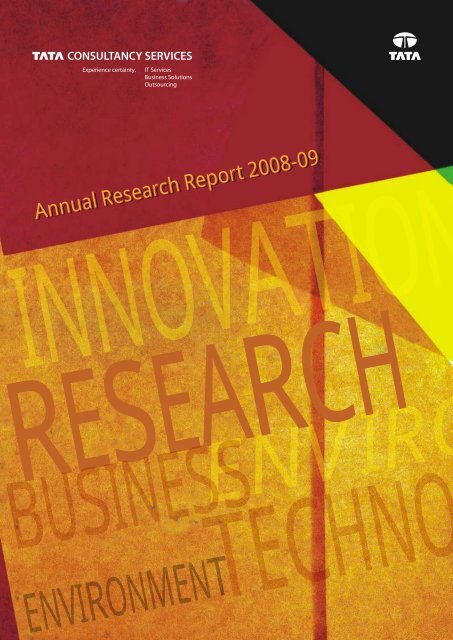 Download TCS Annual Research Report 2008-09 - Tata ...