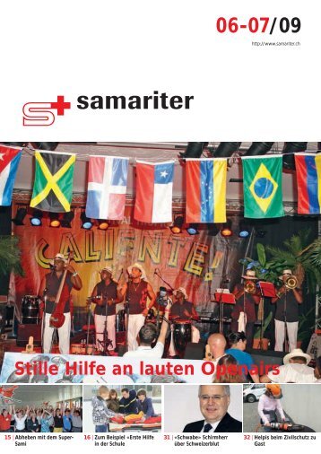 Stille Hilfe an lauten Openairs - Alliance suisse des samaritains