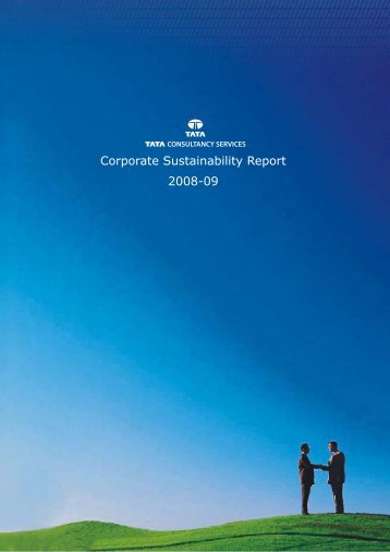 TCS Corporate Sustainability Report 2008-2009 - Tata Consultancy ...