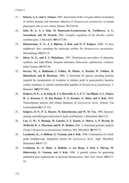 Gene regulation in Streptococcus pneumoniae - RePub - Erasmus ...