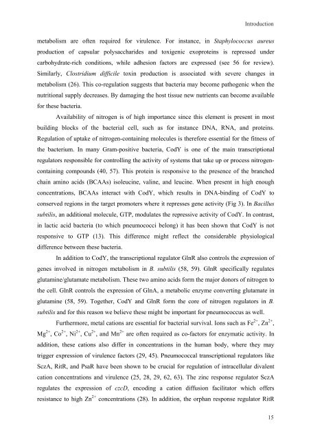 Gene regulation in Streptococcus pneumoniae - RePub - Erasmus ...