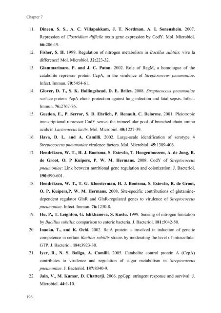 Gene regulation in Streptococcus pneumoniae - RePub - Erasmus ...