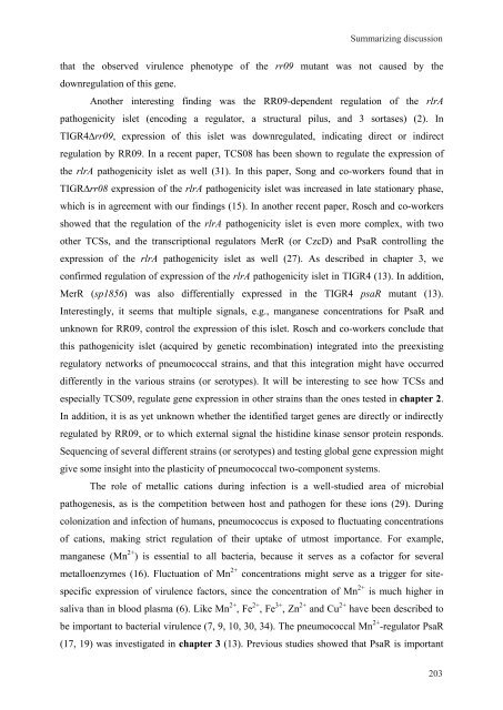 Gene regulation in Streptococcus pneumoniae - RePub - Erasmus ...