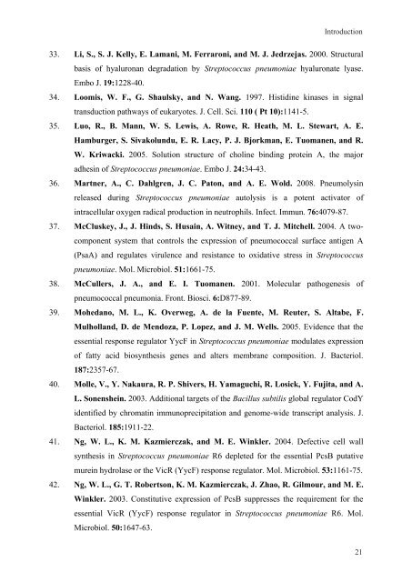 Gene regulation in Streptococcus pneumoniae - RePub - Erasmus ...