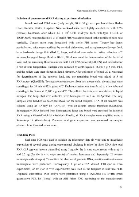 Gene regulation in Streptococcus pneumoniae - RePub - Erasmus ...