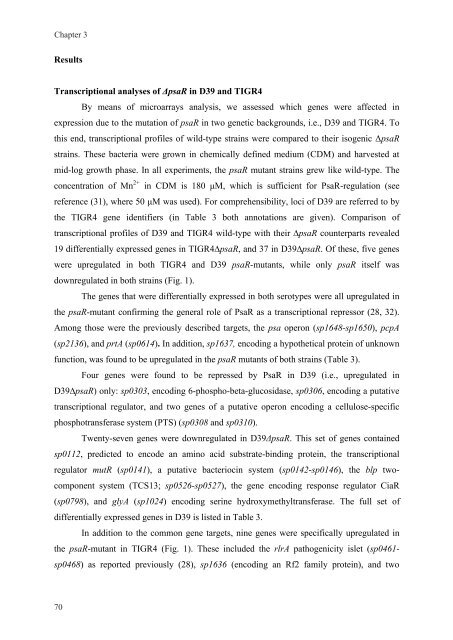 Gene regulation in Streptococcus pneumoniae - RePub - Erasmus ...