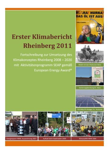 Klimabericht 2011 Deckblatt, Druckversion - Rheinberg
