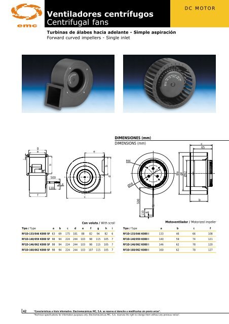 Ventiladores con motor DC Fans with DC motor - Soler & Palau