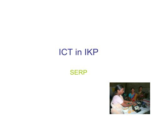 Ict In Ikp Ppt Department Of Rural Development Ap Online