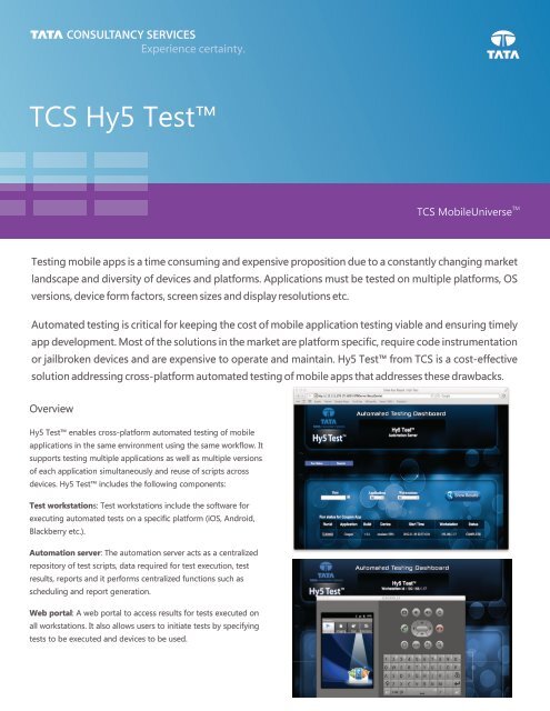 Download Brochure Pdf 431 Kb Tata Consultancy Services