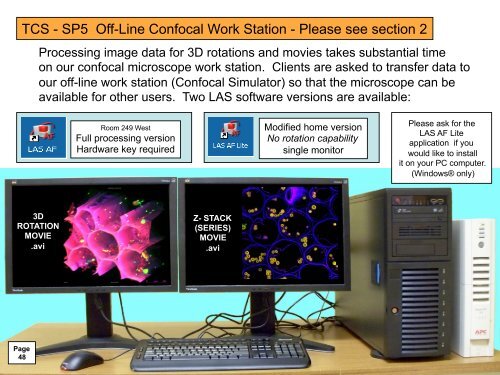 Leica TCS SP5 Confocal Laser Scanning Microscope User Guide ...