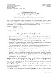 Info 4 Programming Contest 2004 - Institut für Theoretische ...