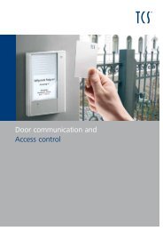 Door communication and Access control - TCS